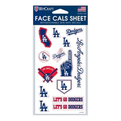 Wincraft Los Angeles Dodgers Face Tattoo Sheet